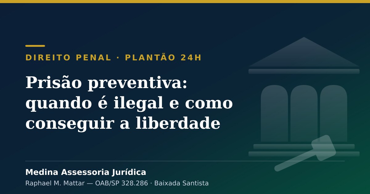 Pedido de liberdade em prisão preventiva